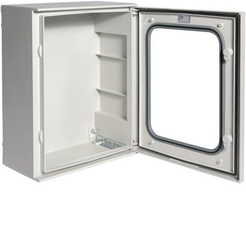 Шафа з поліестру ORION Plus, IP65, прозорі двері, 500X400X200мм FL263B