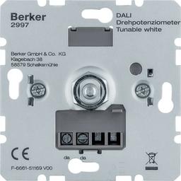 DALI-потенціометр з регулюванням білого, Soft-блокування Berker 2997