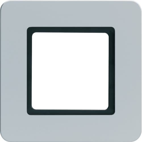 Рамка під LED-модуль 1Х пластикова алюміній, Q.7 Berker 10116104