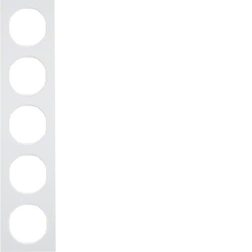 Рамка 5Х пластик/пол.білизна, R.3