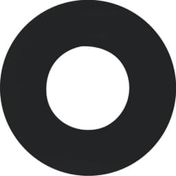 Накладка для нажимної кнопки та світлового сигналу Е10, чорна, R.1/R.3