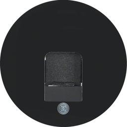 Накладка для суппортів під модуль RJ12/RJ45, чорна, R.1/R.3
