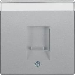 Накладка для суппортів під модуль RJ12/RJ45, алюміній, Q.х