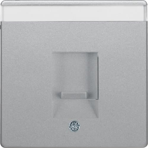 Накладка для суппортів під модуль RJ12/RJ45, алюміній, Q.х