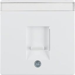 Накладка для суппортів під модуль RJ12/RJ45, пол.білизна, Q.х