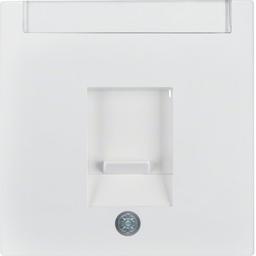 Накладка для суппортів під модуль RJ12/RJ45, полярна білизна S.1 Berker 11708989