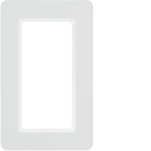 Рамка 1Х з великим отвором пластикова полярна білизна, Q.7 Berker 13096189