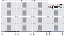 Комплект Deye BOS-B240 Pro-A3 (15 АКБ + BMS + монтажний комплект, 241.2 кВт·год)