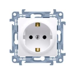 Розетка електрична SIMON10 SCHUKO, біла (CGSZ1.01/11)