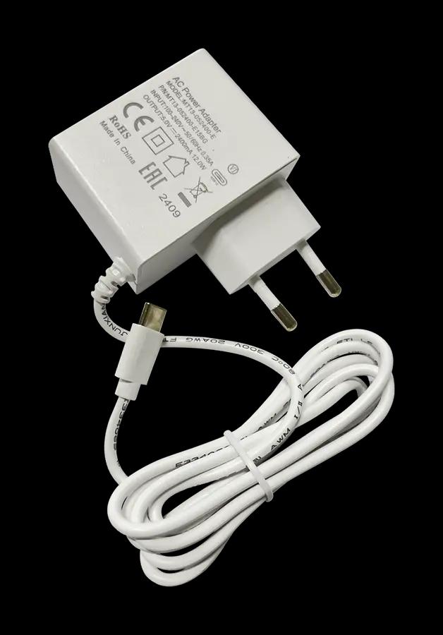 Блок живлення MikroTik 5V 2.4A 12W USB (Type C) (MT13-052400-E15BG)