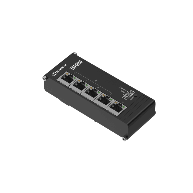 Комутатор Teltonika 5x100Mb/PoE+ без БЖ (TSF000)