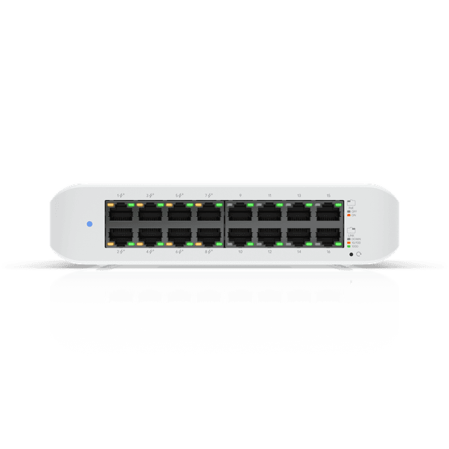 Комутатор UBIQUITI UniFi Switch Lite 16 PoE (USW-LITE-16-POE)