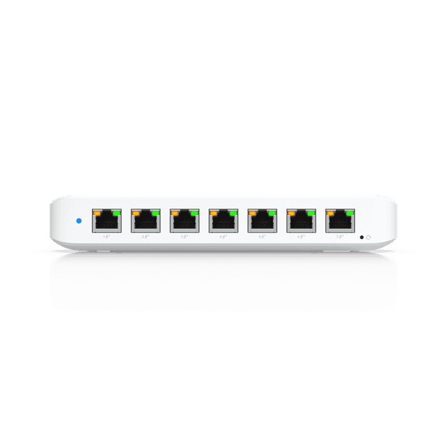 Комутатор керований Ubiquiti UniFi Switch 8 PORT GBE POE+, POE ++ INPUT, 210W (USW-ULTRA-210W)