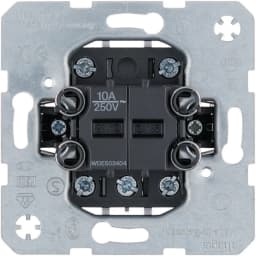 Груповий перемикач 2-кл. кнопка, 4НВ контакти, 10A/250V, IP20 WDE503404 Hager