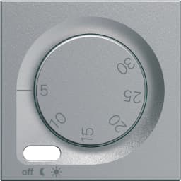 Накладка для термостата Lumina/Gallery, Hager WXD315T, срібна