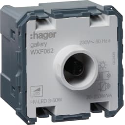 Механізм димера поворотного 250Вт, Lumina/Gallery, Hager WXF062