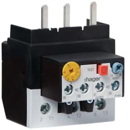 Реле теплове до контакторів EV040...EV072, 1НВ+1НЗ, 65-75А, Hager EVB075C