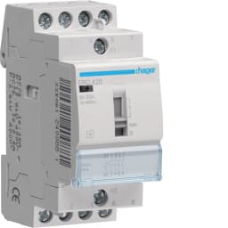 Контактор з ручним керуванням 25A, 4НО, 230В Hager ERC425