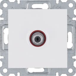 Розетка САТ Hager Lumina, біла, WL3230