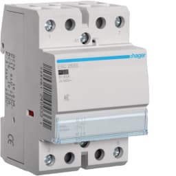 Контактор безшумний 63A, 2Н.В, 230V, Hager ESC263S