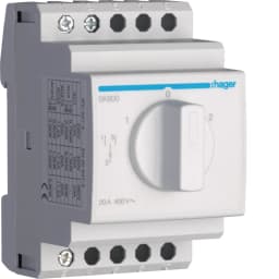Перемикач з нульовим положенням, 400 В/ 20 А, 3м SK600 Hager