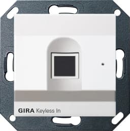 Біометричний замок System 55 Gira 261703, білий глянцевий