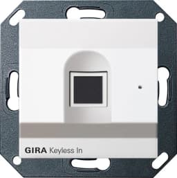 Біометричний замок System 55 Gira 261727, білий матовий