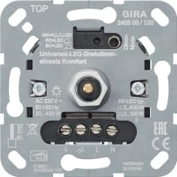 Механізм універсального світлорегулятора поворотного LED Komfort S3000 Gira 245500