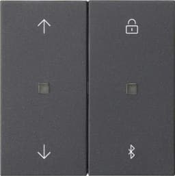 Накладка керування жалюзі S3000 c Bluetooth + таймер System 55 Gira 536728 антрацит