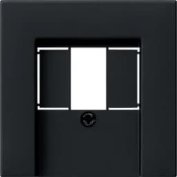 Панель (TAE+Стерео+USB) System 55 Gira 0276005 чорний матовий