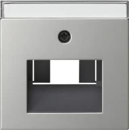 Накладка для розеток UAE/IAE (ISDN) System 55 Gira 0284600 (сталь)