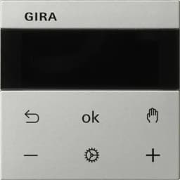 Накладка термостата S3000 ТМП BT System 55 Gira 5394600 сталь