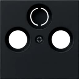 Накладка антеної розетки System 55 Gira 0869005 чорний матовий