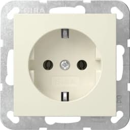 Розетка із з/к 16А/250V, System 55 Gira 418801, кремовий глянцевий