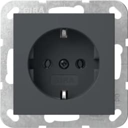 Розетка із з/к 16А/250V, System 55 Gira 418828, антрацит