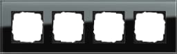 Рамка 4-а Esprit Gira 021405 чорне скло