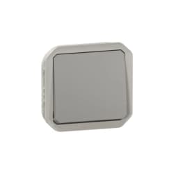 Перемикач 1-кл. 10А/250В мех-м. Legrand Plexo New 069511L колір сірий