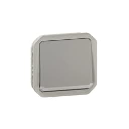 Перемикач з підсв. 1-кл. 10А/250В мех-м. Legrand Plexo New 069513L колір сірий