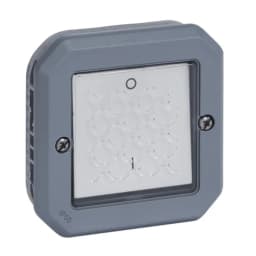 Вимикач 1-кл. 2-пол. 16А/250В мех-м. Legrand Plexo New 069527L колір сірий