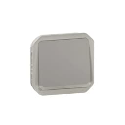 Кнопка з підсв. 1-кл. 10А/250В з НВ конт. мех-м. Legrand Plexo New 069542L колір сірий