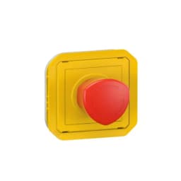 Кнопка аварійна з грибовидною головкою мех-м. Legrand Plexo New 069549L колір жовтий
