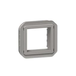 Адатпер для мех-в. Mosaic без кришки мех-в. Legrand Plexo New 069582L колір сірий