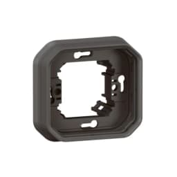 Рамка-супорт 1-пост. вбуд. Legrand Plexo New 069606L колір антрацит