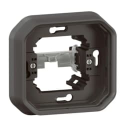 Рамка-супорт 1-пост. з монт. лап. вбуд. Legrand Plexo New 069609L колір антрацит