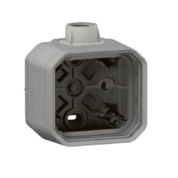 Коробка наклад. 1-пост. з вводом ISO20 Legrand Plexo New 069656L колір сірий