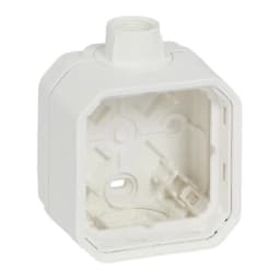 Коробка наклад. 1-пост. з вводом ISO20 Legrand Plexo New 069686L колір білий