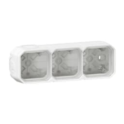 Коробка наклад. 3-пост. гориз./верт. Legrand Plexo New 069688L колір білий