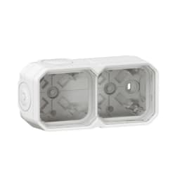 Коробка наклад. 2-пост. гориз./верт. Legrand Plexo New 069690L колір білий