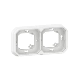 Рамка-супорт 2-пост. гориз./верт. вбуд. Legrand Plexo New 069694L колір білий