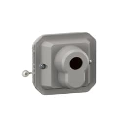 Вимикач з ключем 10А/250В 3-позиц. з єврозамком мех-м. Legrand Plexo New 069705L колір сірий